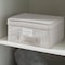 Simplify Storage Tote, 11 in L x 12 in W x 11 in H, Gray, Linen 30100-GREY - alternate 2